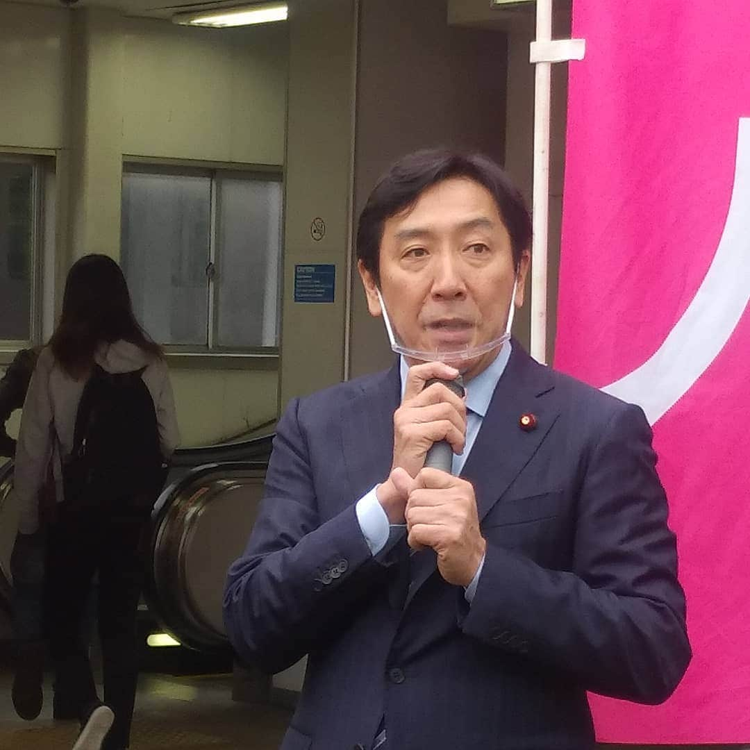 菅原一秀さんのインスタグラム写真 - (菅原一秀Instagram)「今朝は上石神井駅に立ちました🎤」10月22日 8時46分 - sugawaraisshu