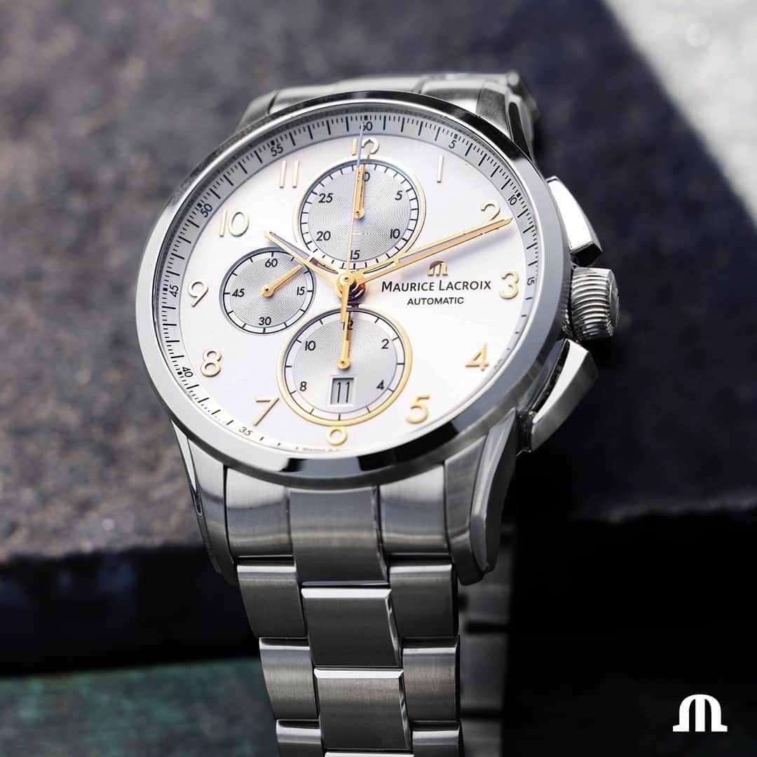 モーリスラクロアさんのインスタグラム写真 - (モーリスラクロアInstagram)「A new look for the #Pontos collection, embodied by the Chronograph 43mm. #ShowYourStyle #YourTimeIsNow #PontosAnniversary  #MauriceLacroix #Watch #Reloj #LuxuryWatch #Swisswatch #HauteHorlogerie #Swisswatchmaking #Watchmaking #Wotd #Watchesofinstagram #Watchfam #Watchlife #Swissmade #Whatsonmywrist #Watchoftheday #Watchaddict #Dailywatches #instawatchdaily #instawatches #Wiwt #Womw」10月22日 0時30分 - mauricelacroix