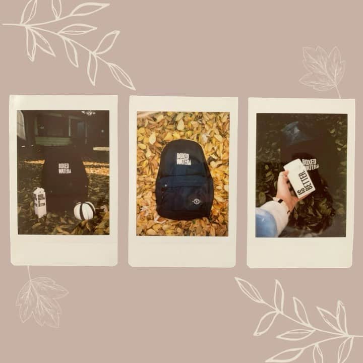 のインスタグラム：「Ready for some Flash Sale fun? Spend $75 and receive our Boxed Water backpack (made from recycled plastic water bottles btw) for free 🎒 Get to our website quick using the link in our bio before this offer ends on 10/23!」