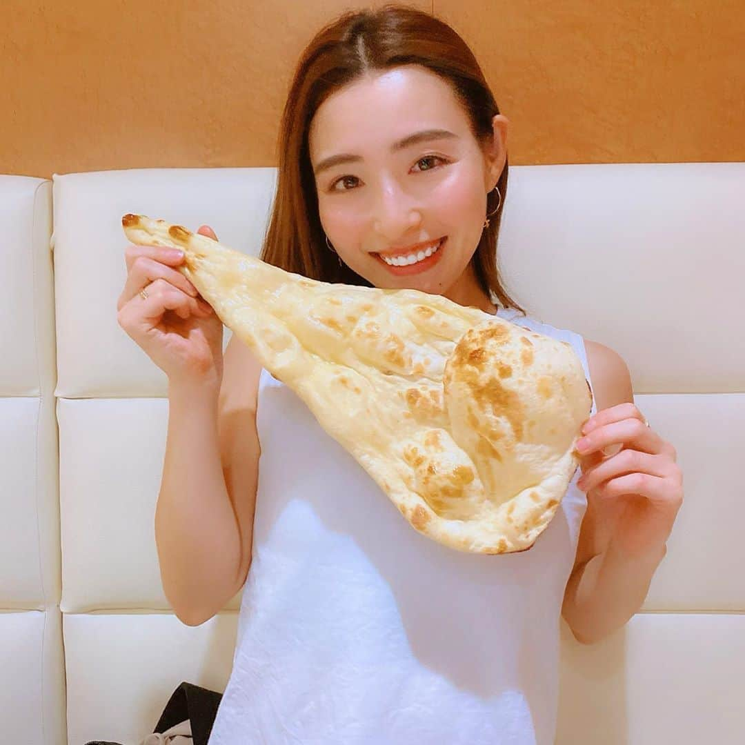 齊藤家澄さんのインスタグラム写真 - (齊藤家澄Instagram)「の後のナン(∩^o^)⊃━━━━━☆👲🏽🍛🧡.*･｡  定員さんめちゃくちゃ話してくれたけど、 80パーセントわかんなかった😆💓  #西新商店街 #ランチ #ランチっち  #👲🏽 #🍛  #カレー #ナン #リーズナブル #😆🧡 破壊と再生の神様のお店💜😙🌈🎶😜 カキ小屋まだやのぉ✨」10月22日 0時42分 - kanchi_w