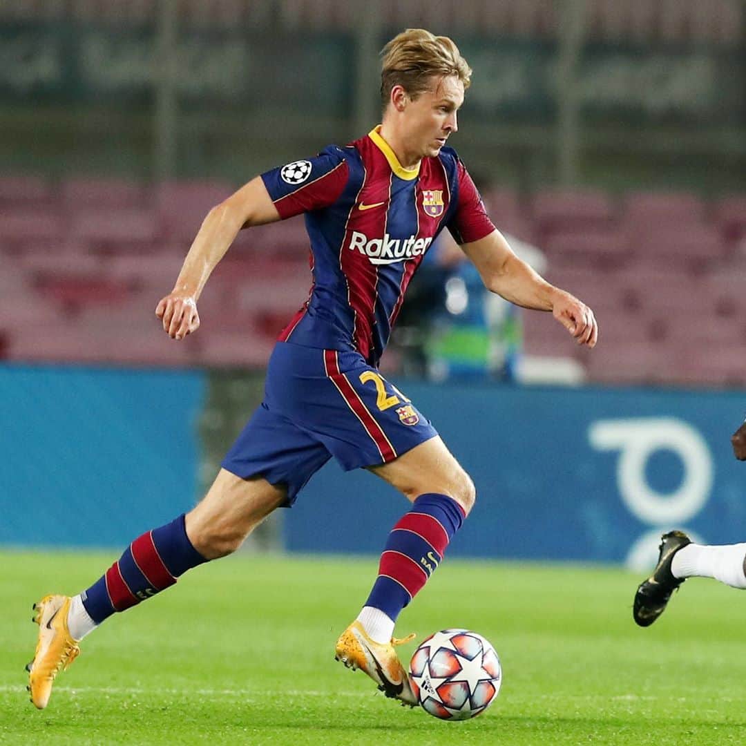 フレンキー・デ・ヨングのインスタグラム：「1st win @championsleague 🔵🔴」