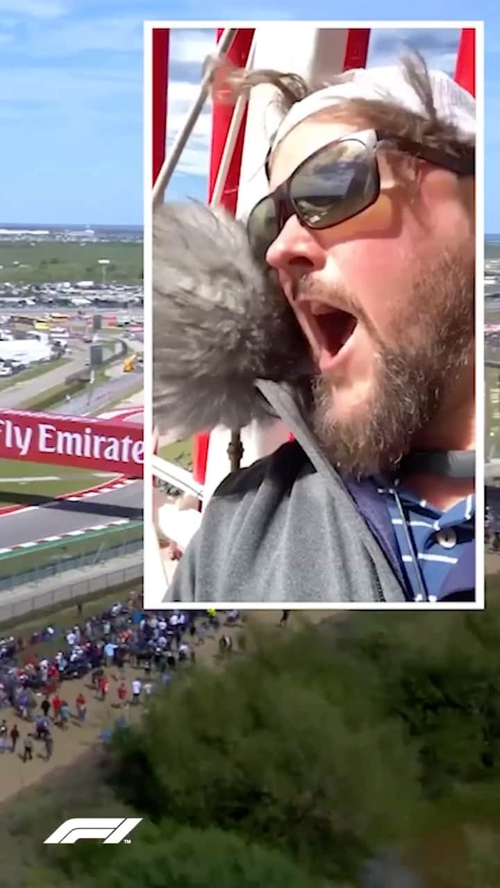 のインスタグラム：「The iconic soundtrack to the 2018 United States Grand Prix 🤣  #F1 #Formula1 #Motorsports #OnThisDay #USGP」