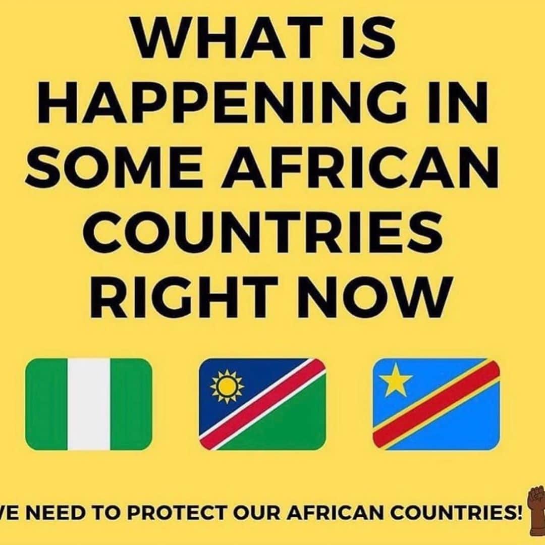 ドミニク・バーンズのインスタグラム：「We have to step up and help our fellow man and woman. Please read and research what you can do to help those being affected in these African countries. We must do better as a collective people. #Nigeria #Namibia #DemRepOfCongo Thank you for the post @msamberpriley.」