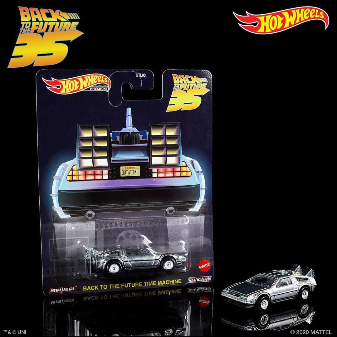 Hot Wheelsさんのインスタグラム写真 - (Hot WheelsInstagram)「Great Scott! To celebrate the 35th anniversary of its film release, we’re releasing a premium version of The Back To The Future Time Machine in epic limited edition packaging. Grab yours before you’re OUTATIME!⁣」10月22日 1時21分 - hotwheelsofficial