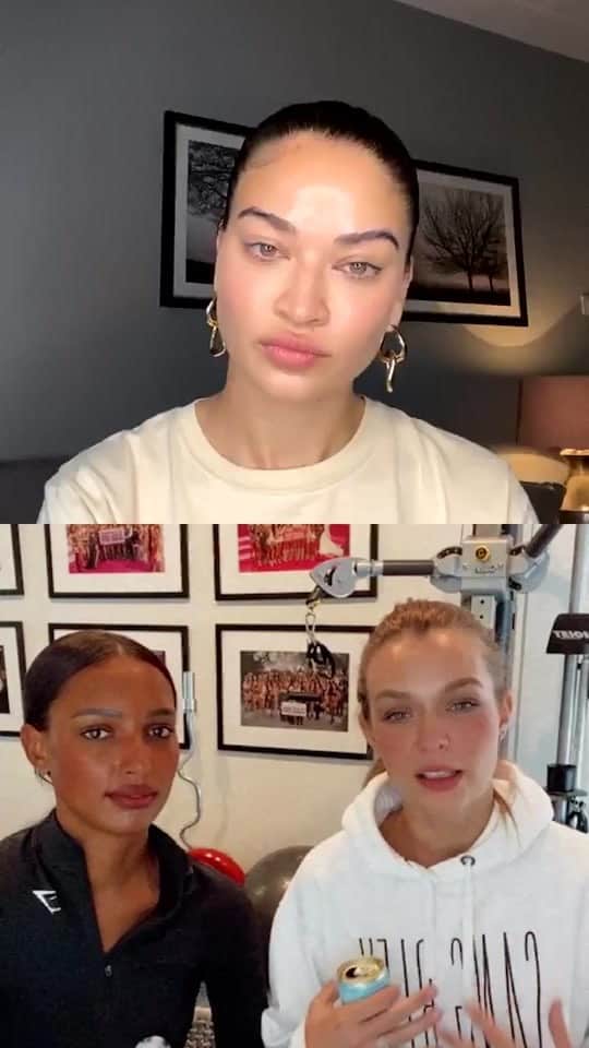 シャニーナ・シャイクのインスタグラム：「Discussing the JOJA lifestyle with my two favorite girls ! This chat was extremely motivating and inspiring !」