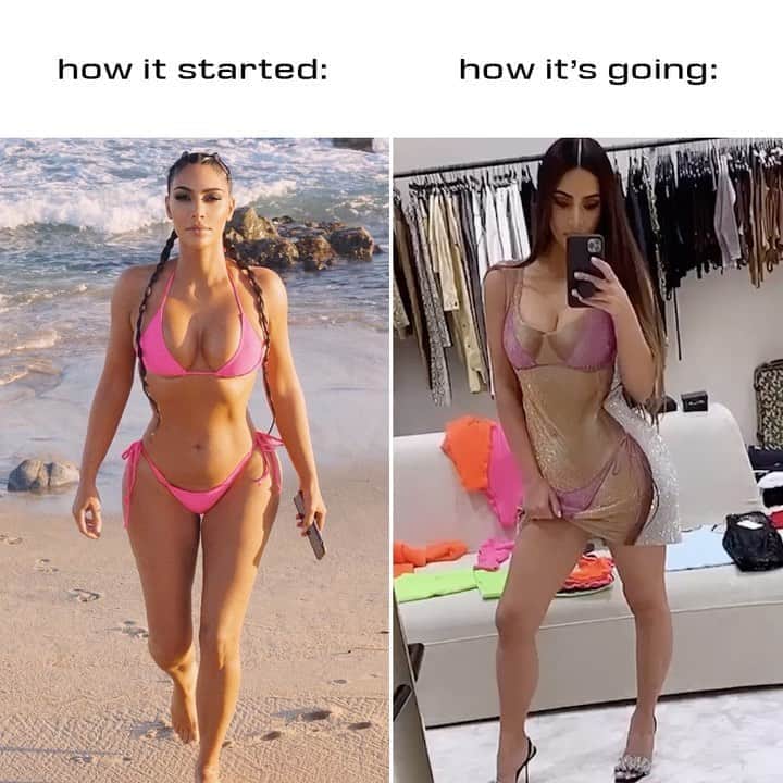 アレキサンダー・ワンのインスタグラム：「Body by Kim, dress by Wang. -  Happy birthday @kimkardashian!」