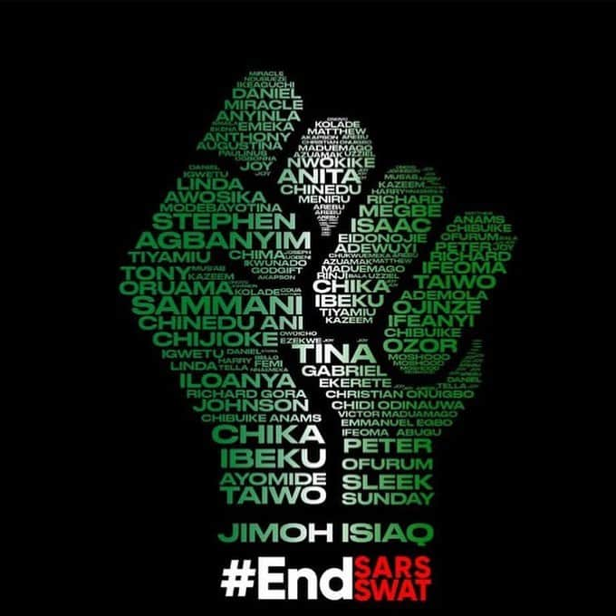 レオン・バログンさんのインスタグラム写真 - (レオン・バログンInstagram)「🇳🇬💔  #EndSars   #EndPoliceBrutalityinNigeria  #EndBadGoveranceInNigeria」10月22日 4時05分 - leonbalogun