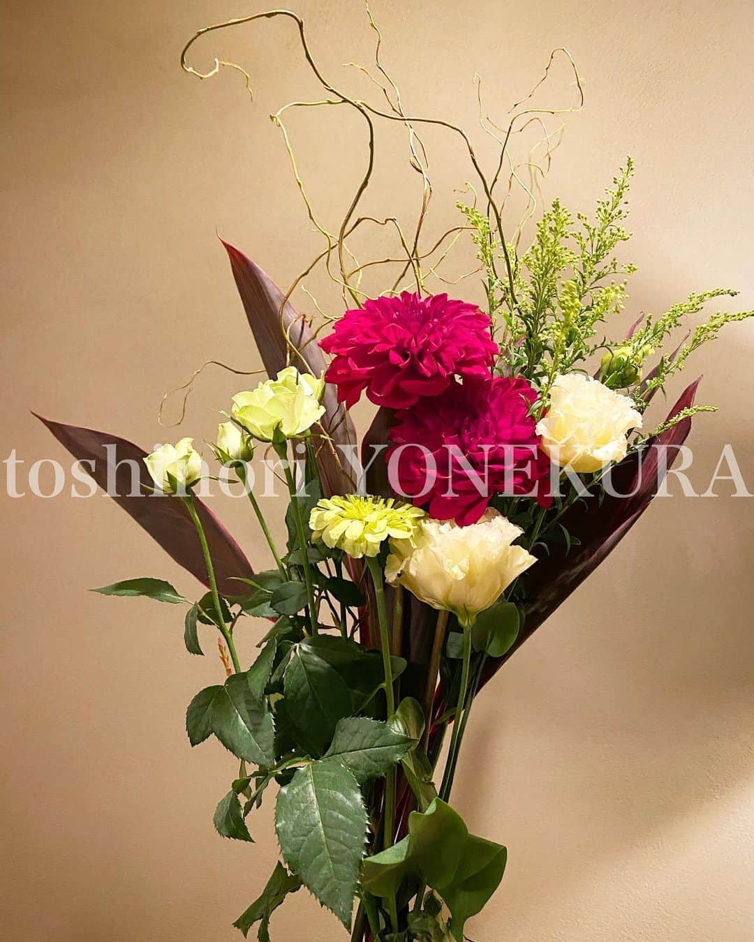 米倉利紀さんのインスタグラム写真 - (米倉利紀Instagram)「birthday flowers: thank you」10月22日 4時00分 - toshi_yonekura