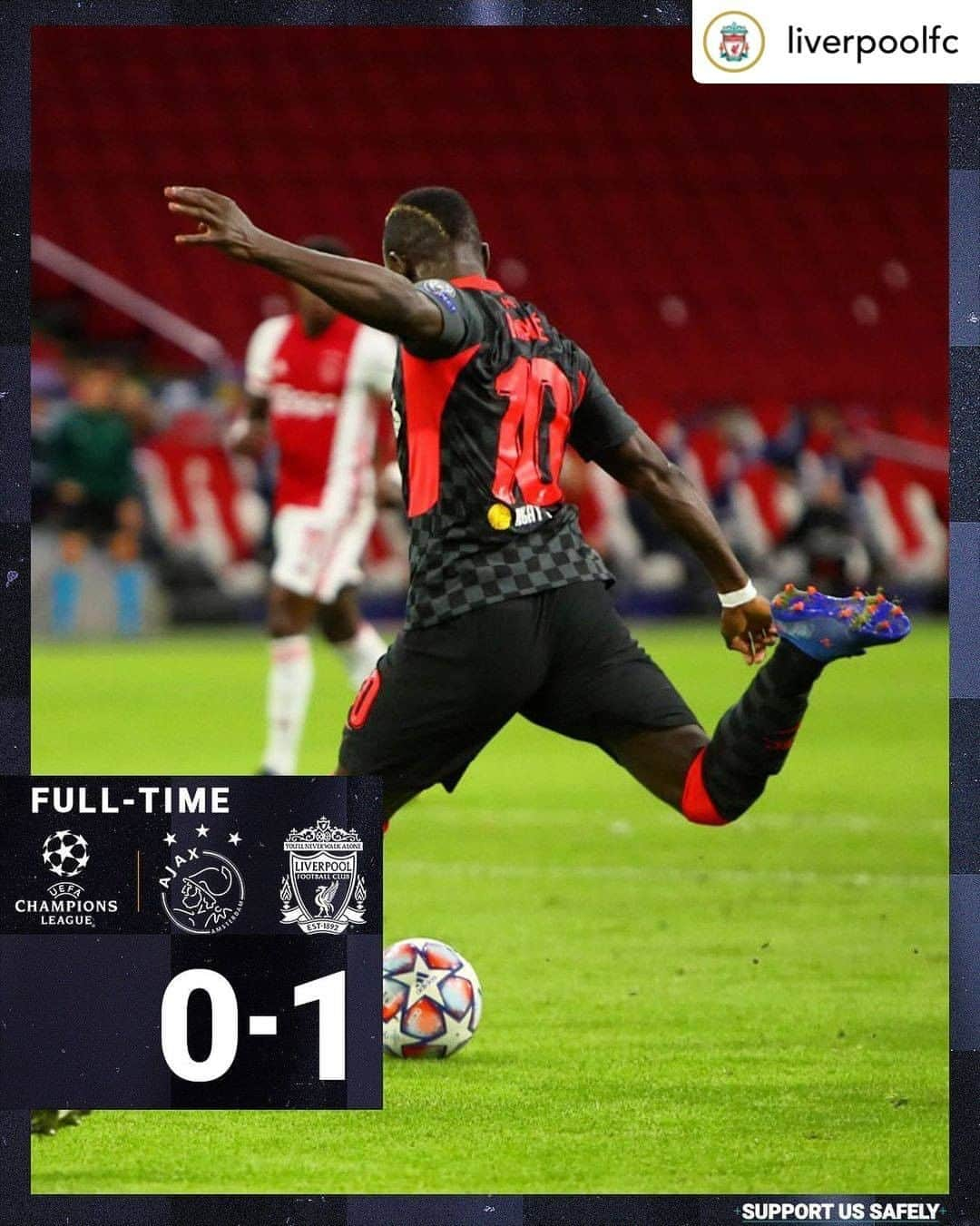 プレミアリーグさんのインスタグラム写真 - (プレミアリーグInstagram)「Liverpool open their 20/21 #UCL account with a 𝐖 👊⁣ ⁣⁣ #repost • @liverpoolfc⁣ ⁣⁣ A big three points in our @championsleague opener 🔴 #LFC #LiverpoolFC #Liverpool #UCL #ChampionsLeague」10月22日 5時59分 - premierleague