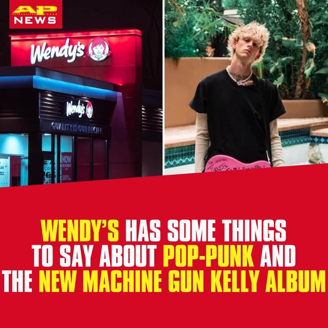 Alternative Pressさんのインスタグラム写真 - (Alternative PressInstagram)「If we ever doubted that the @Wendys @Twitter admin was in the midst of a scene phase, they just confirmed their stance on pop-punk artists such as @machinegunkelly, @ifidiefirst, and more⁠ LINK IN BIO⁠ .⁠ .⁠ .⁠ #wendys #wendystwitter #twitter #machinegunkelly #mgk #ifidiefirst #poppunk #poppunkmusic #altpress #alternativepress」10月22日 6時30分 - altpress