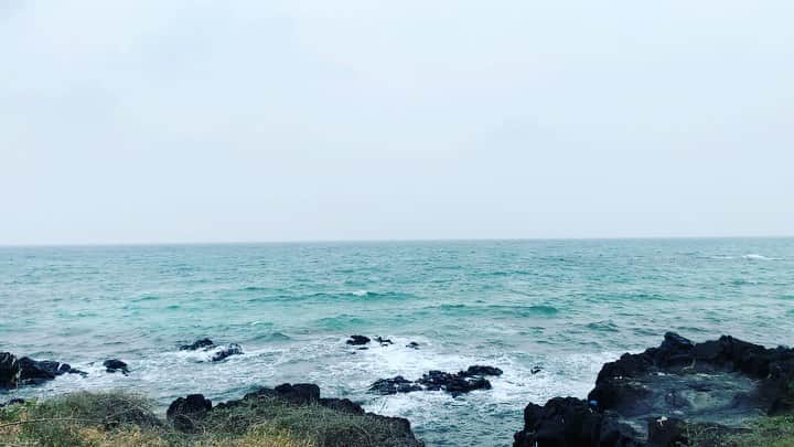 チン・ソヨンのインスタグラム：「열정터진 🌊」