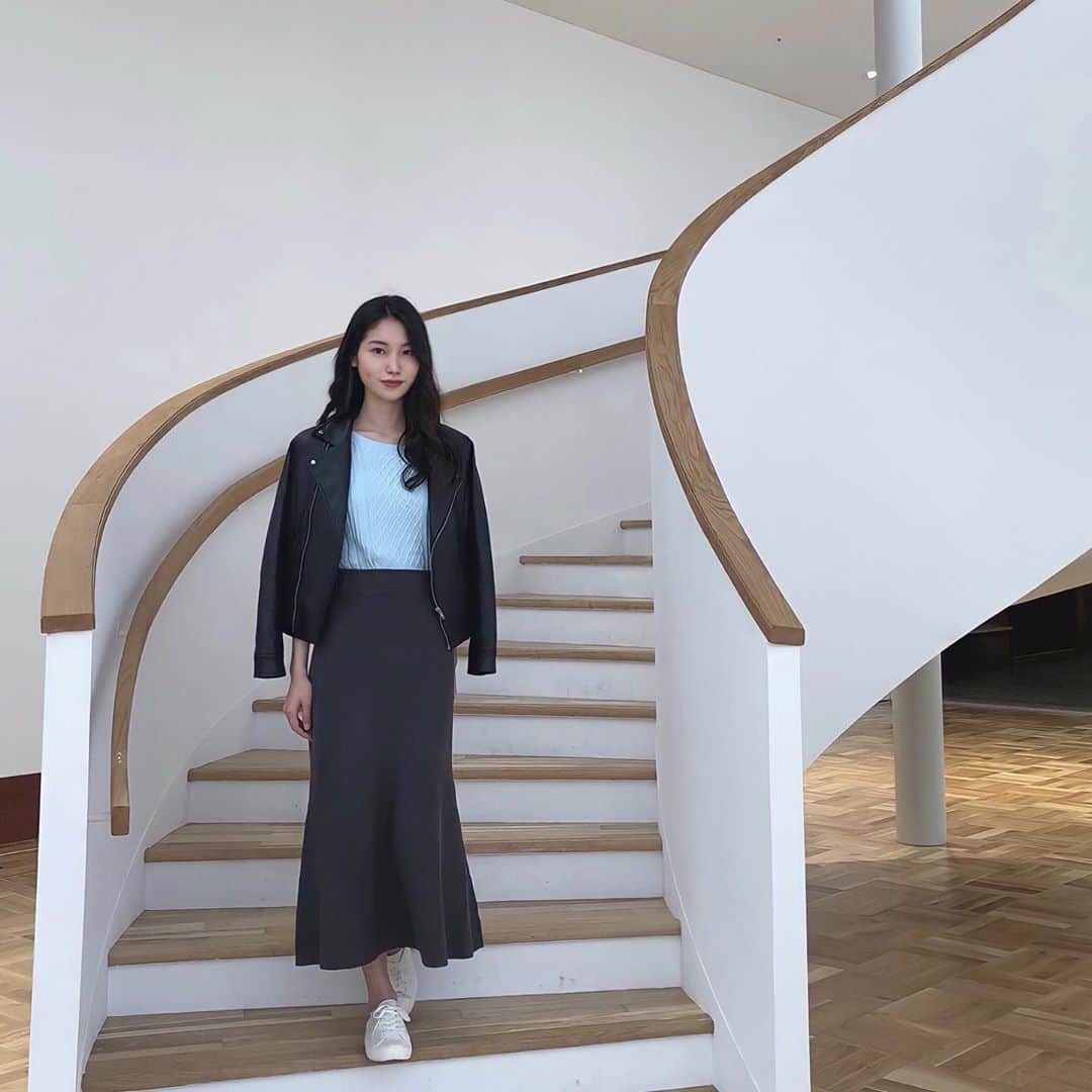 小川沙樹のインスタグラム：「やっと行けた京セラ美術館🎨 私は平日の午前中に行ったんですが、午後になるとすごく混んでたので朝から行くことをオススメします😵」