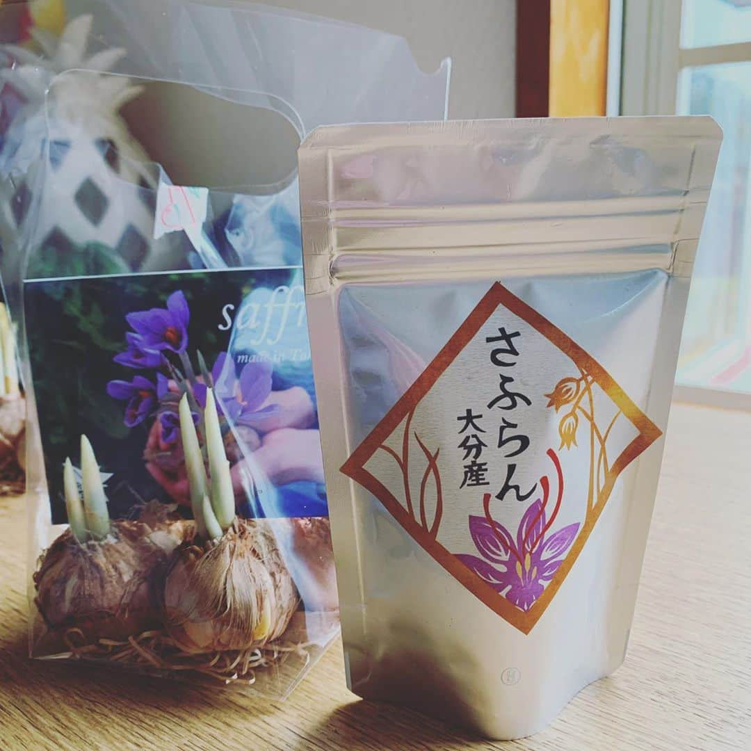 齊藤美絵さんのインスタグラム写真 - (齊藤美絵Instagram)「サフランをお届けしようと 買いに行った矢先、 その方のスタッフさんから サフランのお問い合わせ連絡が✨  流れが速い！ 竹田の磁力が本当に凄い✨  #大分　#竹田　#oita #taketa #サフラン　#saffron #ツタエルヒト。」10月22日 17時14分 - saitomie