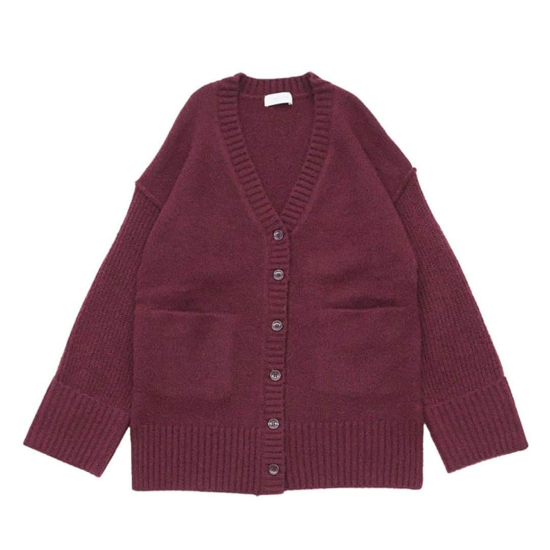 moca さんのインスタグラム写真 - (moca Instagram)「. No.10007260 LINKING OVER KNIT CARDIGAN ¥6,300+tax camel / olive / wine」10月22日 17時27分 - selectmoca