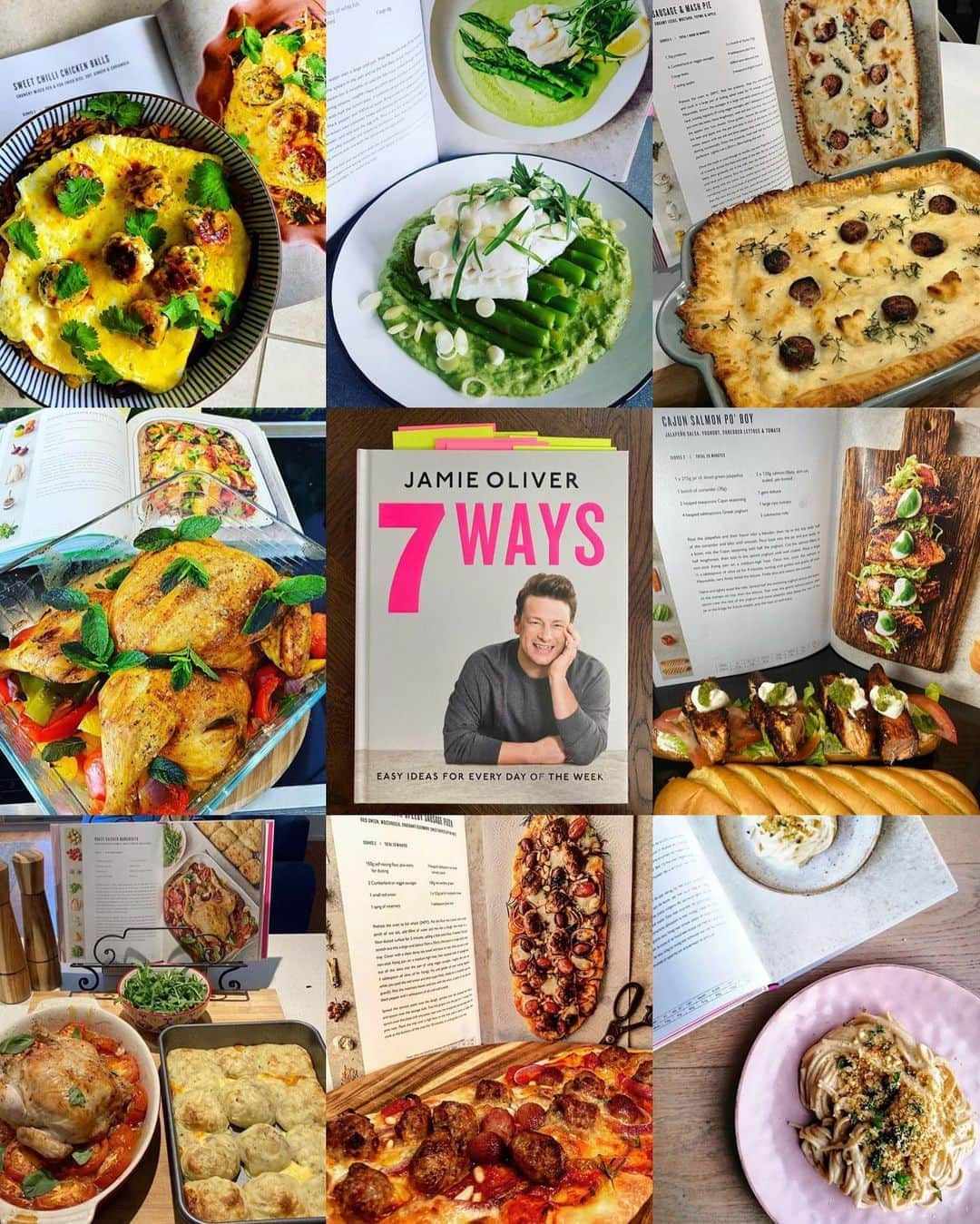 ジェイミー・オリヴァーさんのインスタグラム写真 - (ジェイミー・オリヴァーInstagram)「Wow guys still loving all your cook ups from #Jamies7Ways. Great to see so many of you really getting stuck in and trying new and exciting dishes each week!! As always keep sharing with #Jamies7Ways and tag me so I can see them and I'll keep sharing my favourites. Big love! x」10月22日 17時49分 - jamieoliver