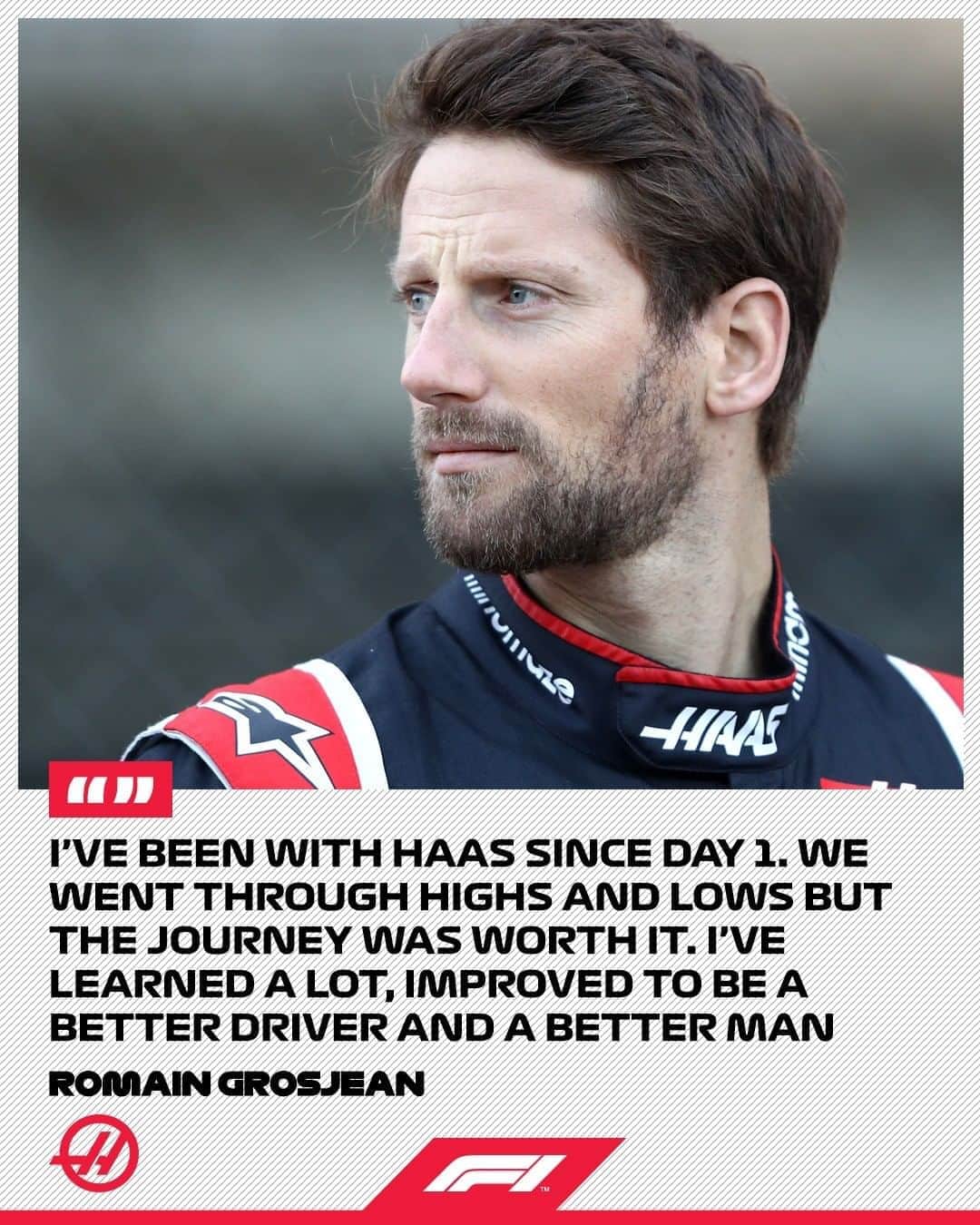 F1さんのインスタグラム写真 - (F1Instagram)「Integral to the Haas F1 Team story since Day 1️⃣  #F1 #Formula1 #RomainGrosjean #Haas @grosjeanromain」10月22日 17時58分 - f1