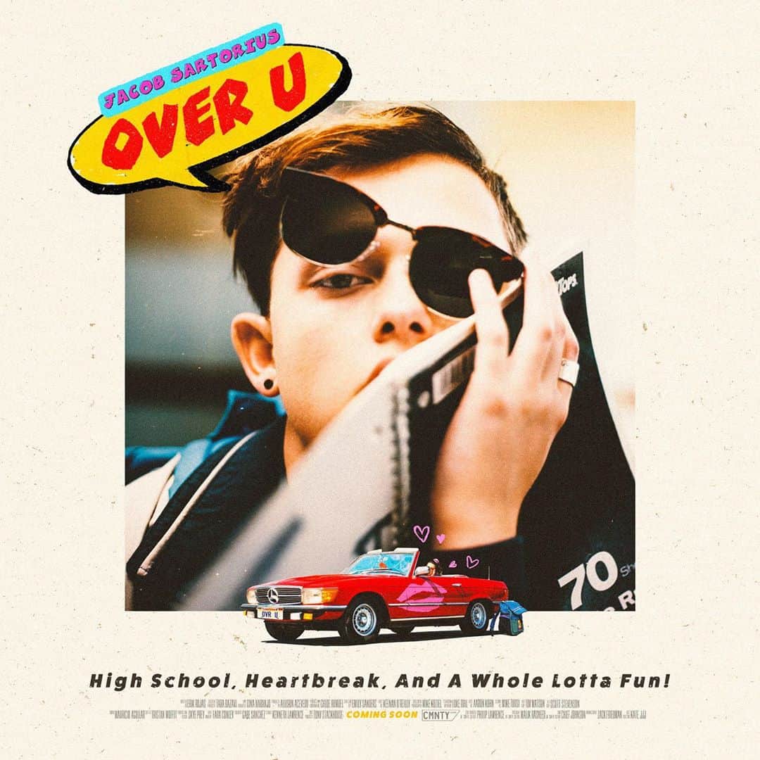 ジェイコブ・ザルトリウスのインスタグラム：「wrong girl, right song.  “Over u” 💔 Friday pre - save contest link in bio 👀」