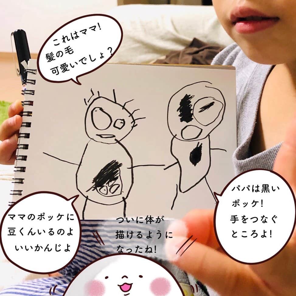 山川あかねさんのインスタグラム写真 - (山川あかねInstagram)「子供机と椅子デビュー。 結構黙々とお絵描きしたり、ドリルをやったりしています。 #お尻漫画 #お尻絵日記 #育児漫画 #育児絵日記 #子供机 #イラスト #illustration #ipad  #procreate  #おえかき」10月22日 10時52分 - dummpuppe