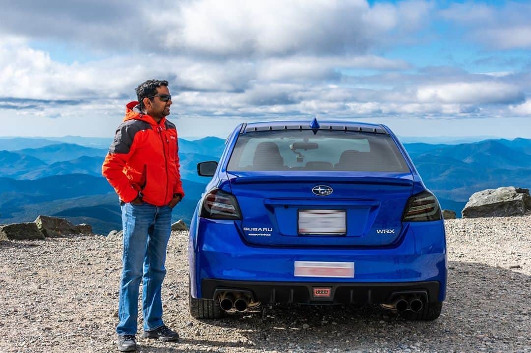 のインスタグラム：「"I hiked Mt Washington and also experienced the Mt Washington Autoroad on my WRX." Who else explored @mtwashautoroad? (🗣️📸: Ganesh Nagarajan)」