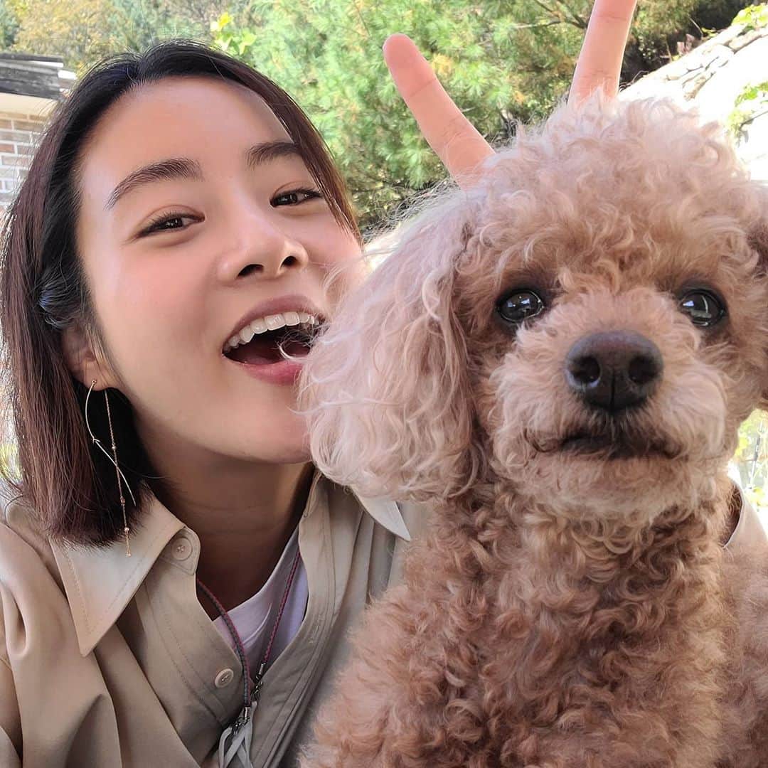 カン・ソラさんのインスタグラム写真 - (カン・ソラInstagram)「#꼬미랑나랑 #withGomi」10月22日 12時00分 - reveramess_