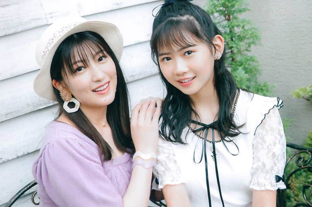 モーニング娘。'20のインスタグラム：「- . あかねちんxほまたん . . #羽賀朱音 #岡村ほまれ . .」