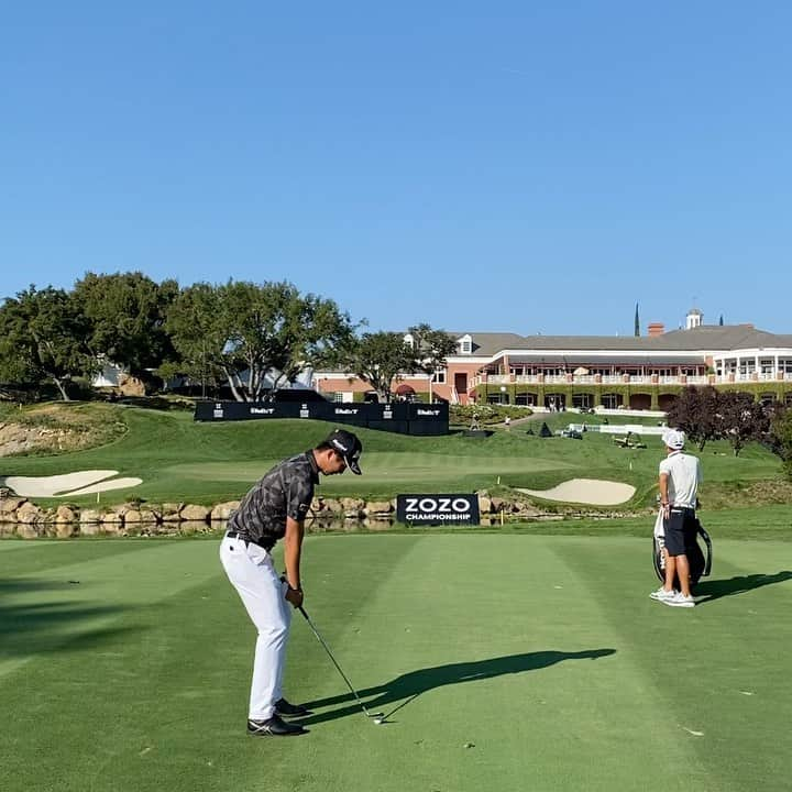 星野陸也のインスタグラム：「明日からZOZOチャンピオンシップが始まります⛳️ 面白いコースで楽しみ‼︎ 頑張ります！！  #ZOZOチャンピオンシップ #アメリカ #PGAツアー #星野陸也 @zozochamp」