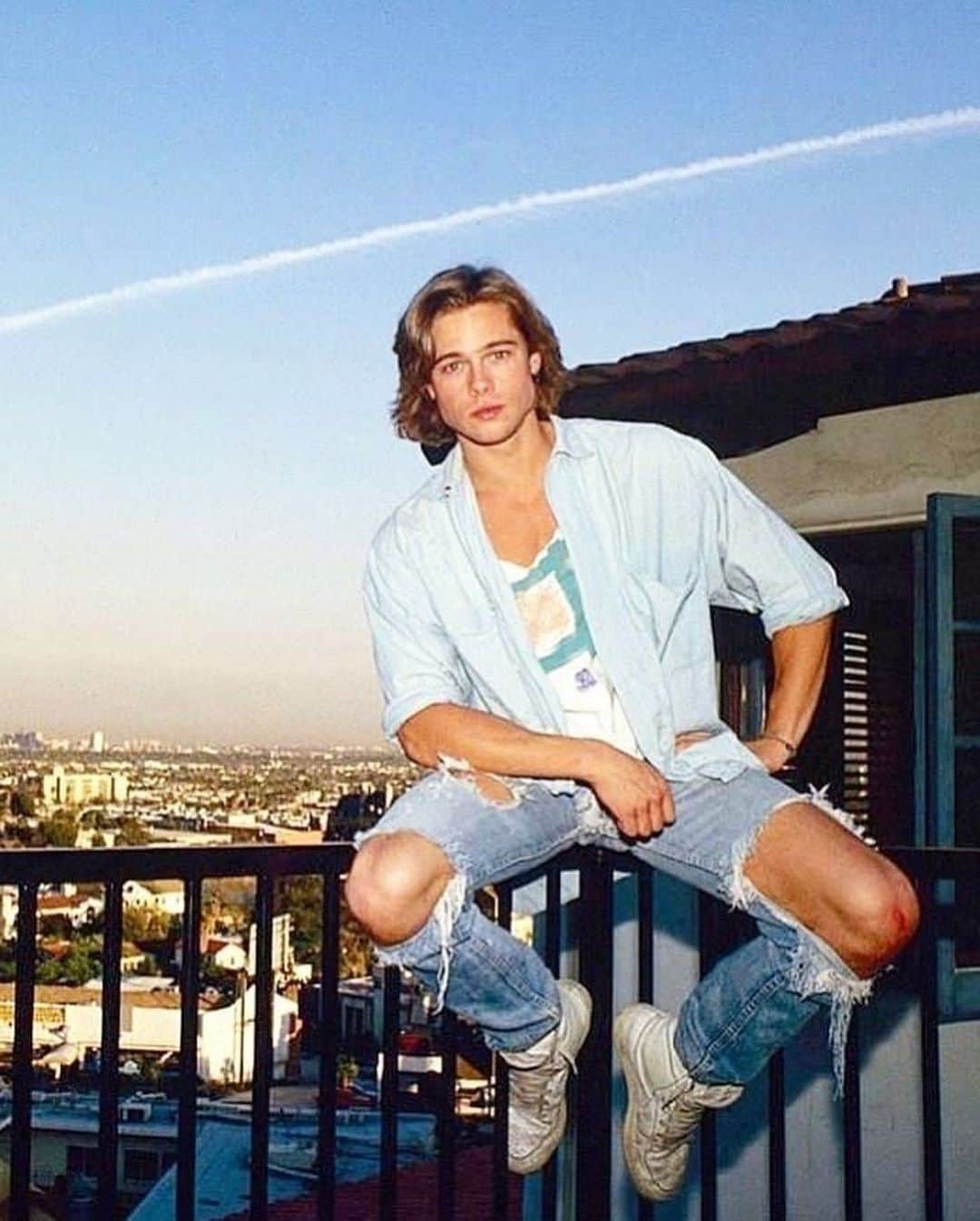 ト・サンウさんのインスタグラム写真 - (ト・サンウInstagram)「멋쟁이  Brad Pitt 🕶」10月22日 18時17分 - sang_____w