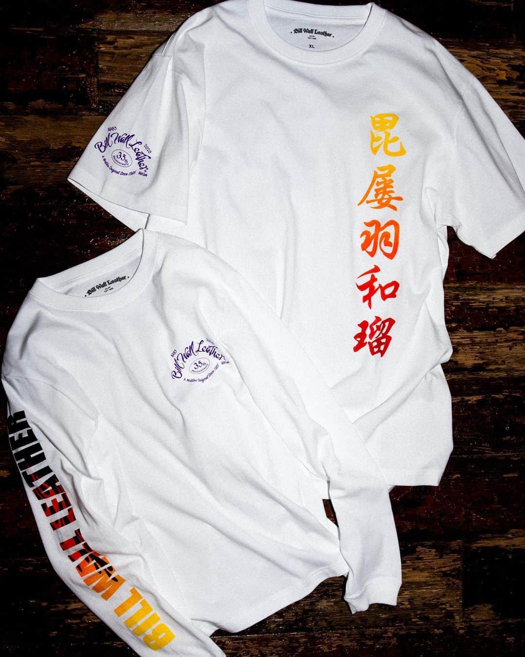 Bill Wall Leather × BEAMSのインスタグラム：「【New arrival】35th Anniversary Tee / In stock now！」
