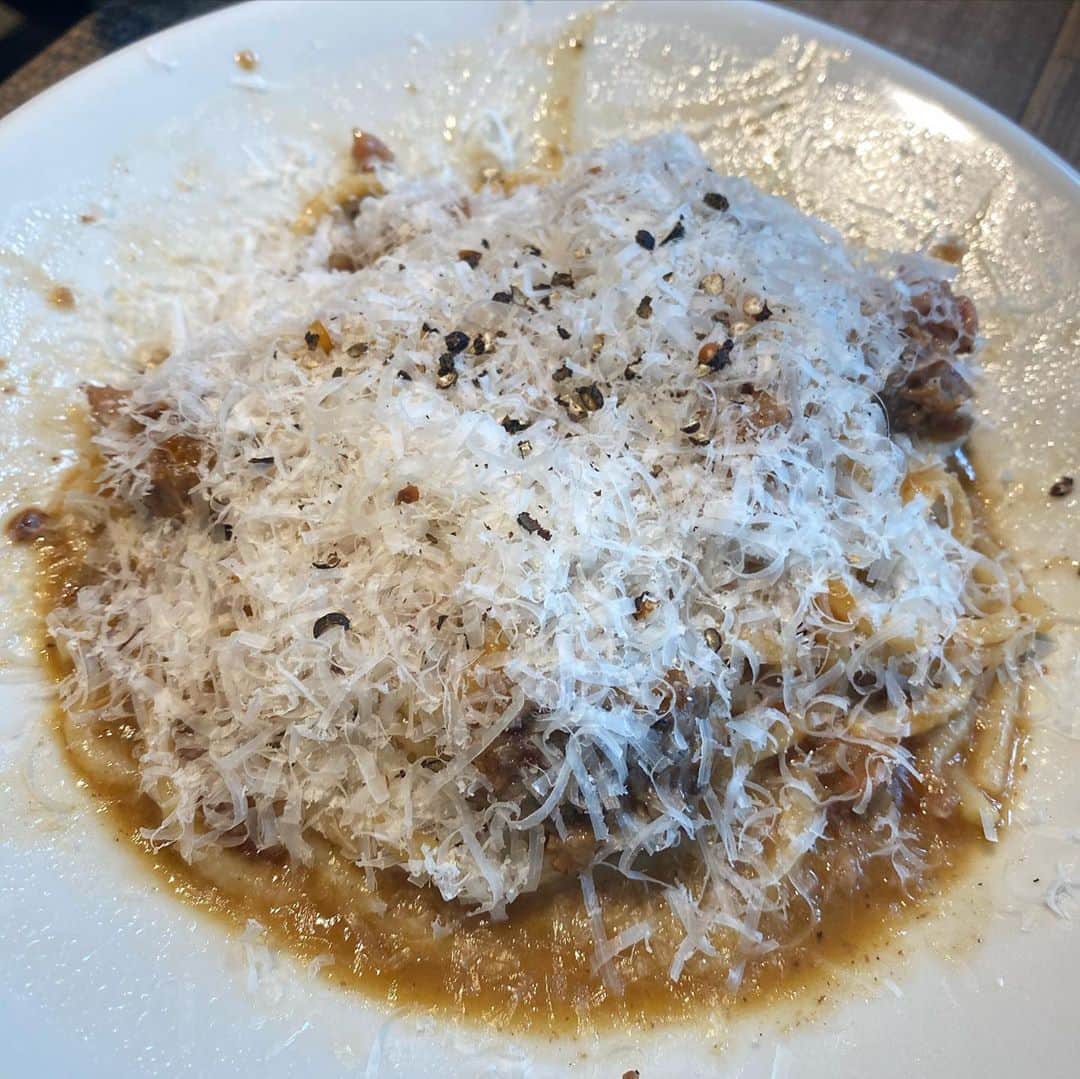 SHUHEI.Kさんのインスタグラム写真 - (SHUHEI.KInstagram)「RODEO名物ミートソーススパゲティが出来るまで。 半熟ハンバーグミートソースですね！ 激うまっ！」10月22日 14時28分 - kamishu14