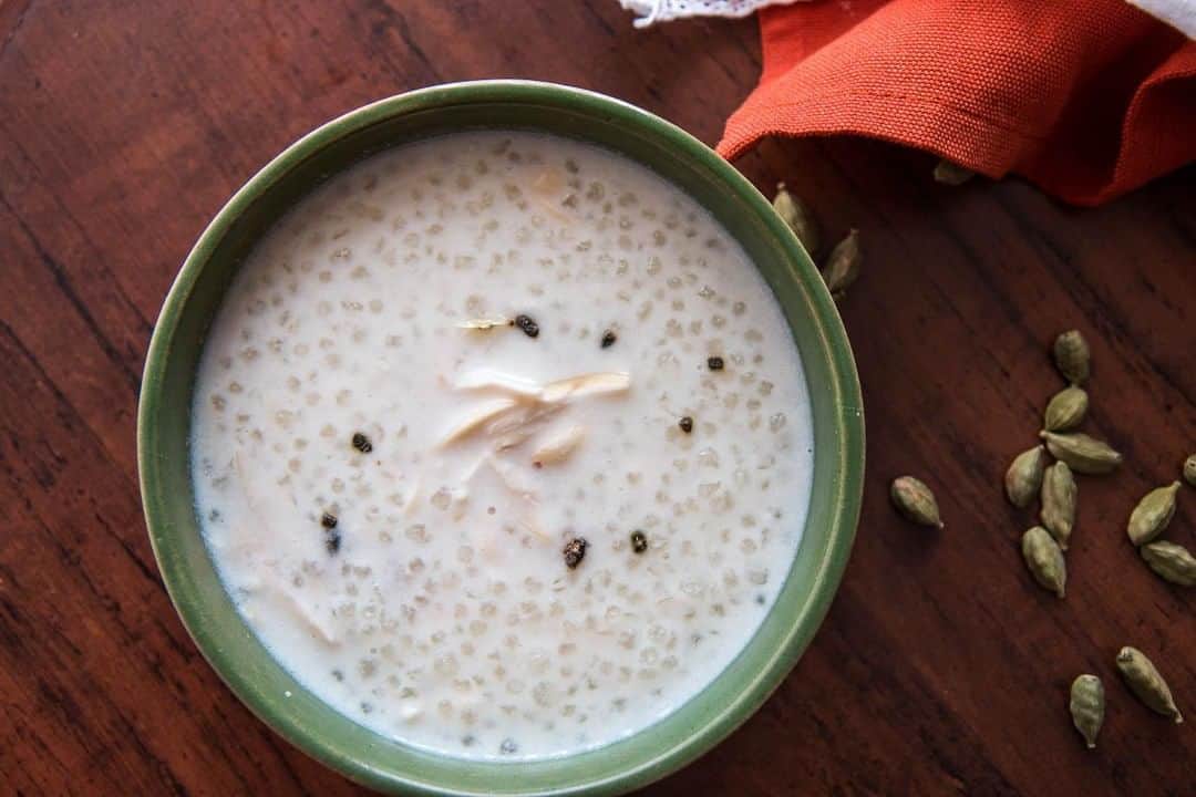 Archana's Kitchenさんのインスタグラム写真 - (Archana's KitchenInstagram)「#NavratriRecipes Sabudana Kheer also known as the Sago Payasam is a very traditional Indian sweet dish made across most regions of India. Although each region has its variations, this particular recipe is a favorite at my home and is the way I have been savoring it since I was a child. Do give this recipe a try and tell me how you liked it. Get the recipe from the smart.bio link in my profile @archanaskitchen. . . . . . #recipes #navratrirecipes #noonionnogarlic #festivalrecipes #indianfestival #durgapooja #navratri2020 #homemadefood #eatfit #cooking #food #healthyrecipes #foodphotography #recipeoftheday #comfortfood #deliciousfood #delicious #instayum #food」10月22日 14時37分 - archanaskitchen