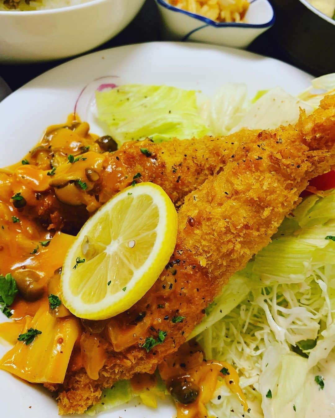 HIROさんのインスタグラム写真 - (HIROInstagram)「日替わりランチたまりません😋😋😋 #日替わりランチ #日替わり #ランチ  #昼ごはん #和歌山市 #美味い」10月22日 16時31分 - hiro19770420