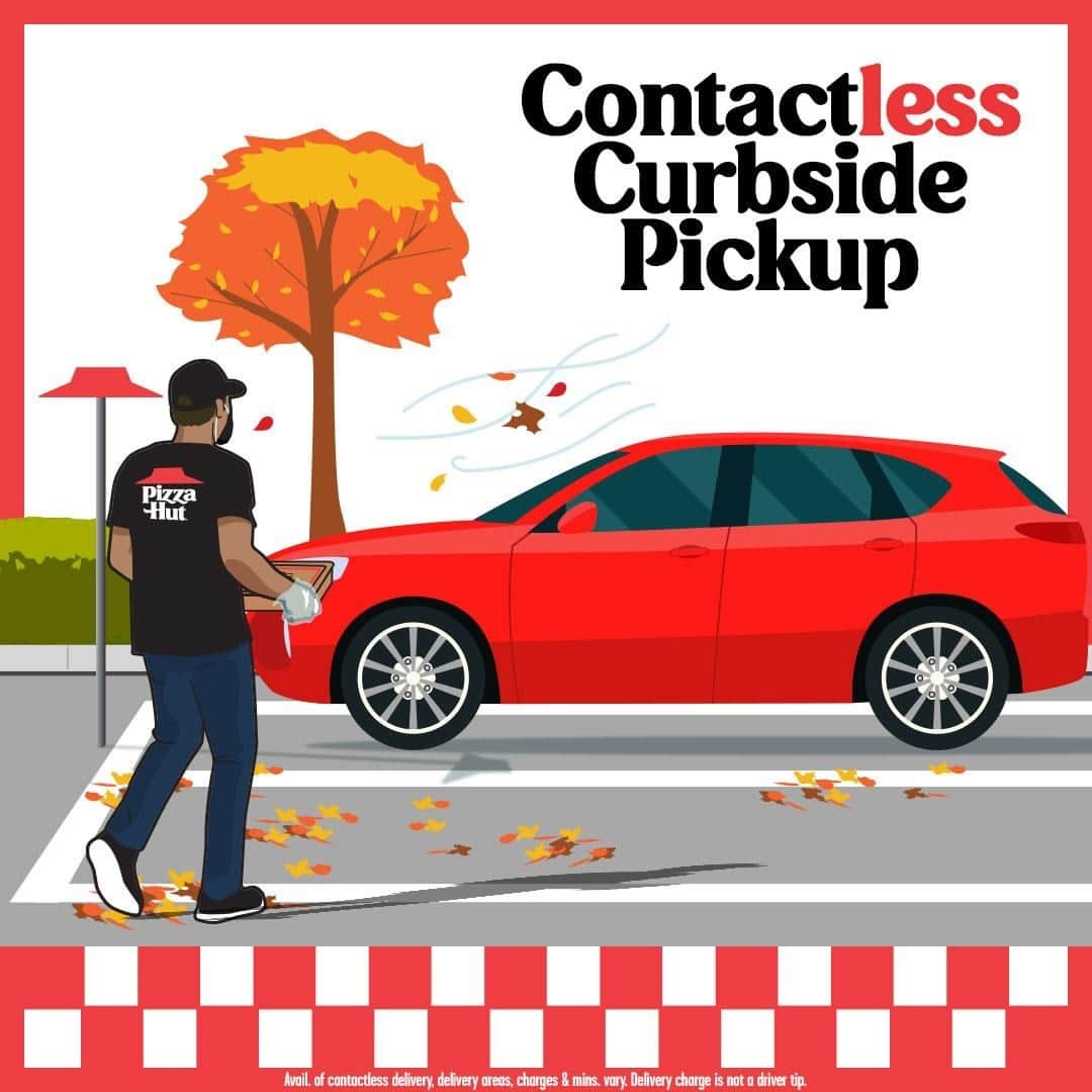 Pizza Hutさんのインスタグラム写真 - (Pizza HutInstagram)「Shorter days mean longer pizza nights. Grab your pie to go with Contactless Curbside Pickup.」10月23日 2時30分 - pizzahut