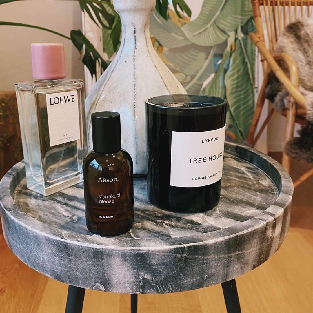 小竹麻美のインスタグラム：「Room fragrances 💞 @FWRD 🌿 . .  #lookfwrd#ルックフォーワード」