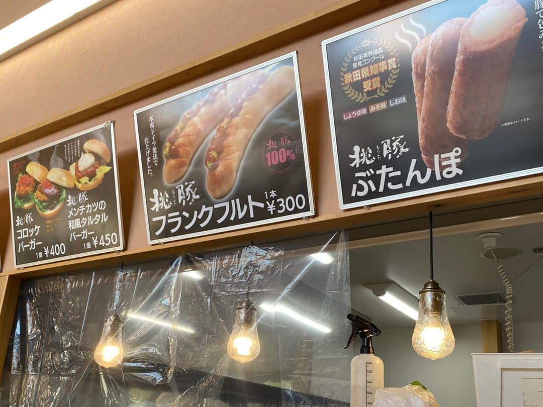 三上玲奈さんのインスタグラム写真 - (三上玲奈Instagram)「秋田には結構長く居まして、何を食べても美味しかった❤️  こちらはこの旅初めての道の駅‼️ で食べた　#ぶたんぽ　と3年連続金賞受賞のメンチカツ🙆‍♀️  美味しすぎてメンチカツバーガーも食べた。  旅が長引いて資金が危なくなってきた頃、皆さんのご支援により、私がぶたんぽになりそうです🐖❤️  こんな思いつきの無謀な旅を応援してくれてありがとうございます😭  夜道も坂道も車にぶつかりそうな道もキツいですがあと少し頑張ります‼️‼️‼️‼️  #チャリで来た #by渋谷　#秋田　#三上玲奈　#野田みはる　#北海道出身　#札幌出身　#チャリ旅　#自転車旅　#自転車　#クロスバイク　#クロスバイクカスタム　#自転車女子　#japan #bycicle #TOKYO → #HOKKAIDO #ワンストップ代行センター　#ツーリング」10月22日 18時59分 - reinamikami