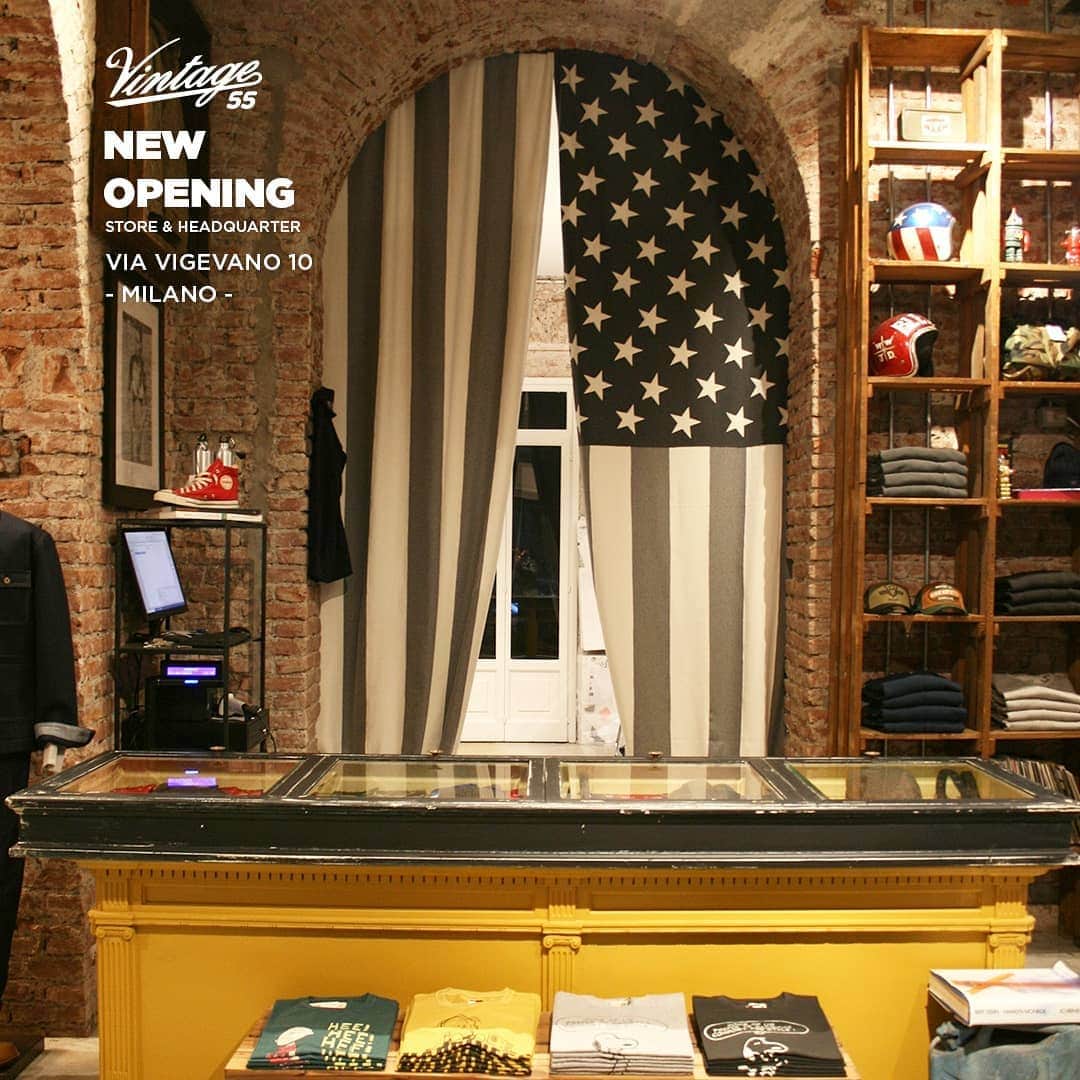 ヴィンテージ55さんのインスタグラム写真 - (ヴィンテージ55Instagram)「NEW STORE OPENING MILANO - via Vigevano, 10  #Vintage55official #vintage55 #V55 #vintageshop #menswear #fashiongram #madeinitalyclothing #lookman #outfit」10月22日 19時31分 - vintage55official