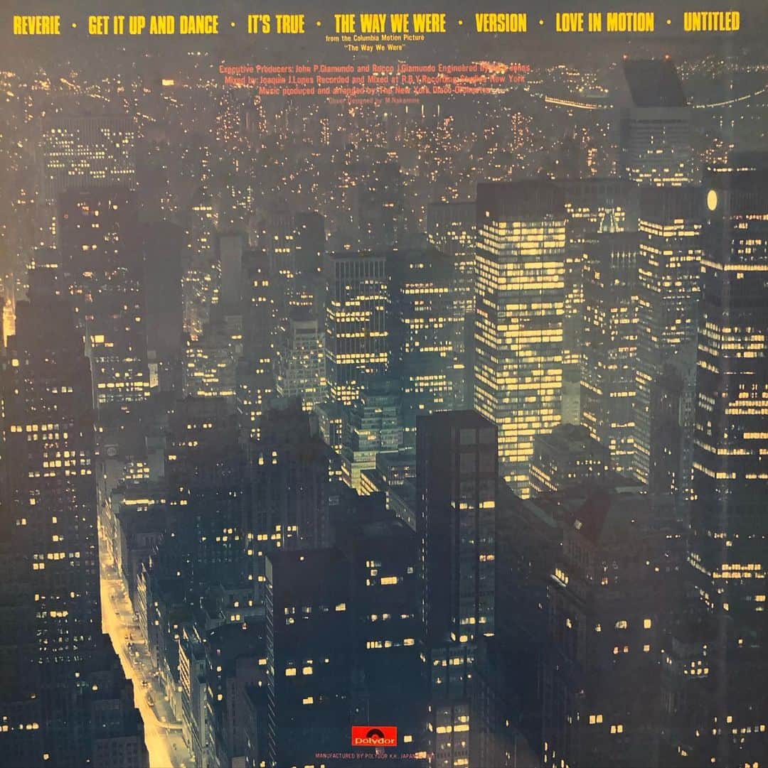 MUROさんのインスタグラム写真 - (MUROInstagram)「ずっと7インチ化を熱望している 夜景ジャケットのレコード🎶🌃 #1978 #polydorrecords  #thenewyorkdiscoorchestra  #reverie #itstrue #夜景ジャケ」10月22日 19時32分 - dj_muro
