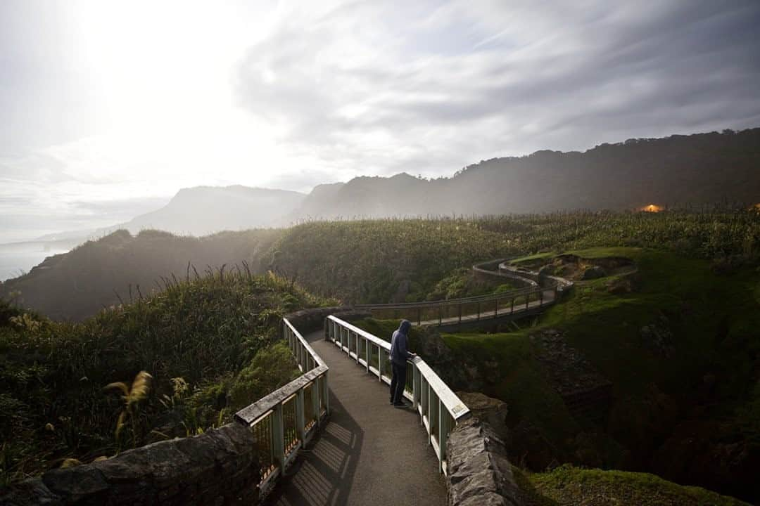 National Geographic Travelさんのインスタグラム写真 - (National Geographic TravelInstagram)「Photo by Matt Borowick @mborowick / Traveling solo has its perks, but it is definitely harder to get some epic pictures of yourself in exciting places. This shot must have taken me 10 to 15 attempts before getting the perfect lighting. The moon lit up the entire area, almost making it look like it was daytime. If you’re looking for a beautiful and easy hike, make sure to hit the Pancake Rocks and Blowholes Walk in Punakaiki, New Zealand. Follow @mborowick for more pictures like this. #nature #newzealand #adventure #wilderness #selfportrait」10月22日 19時38分 - natgeotravel