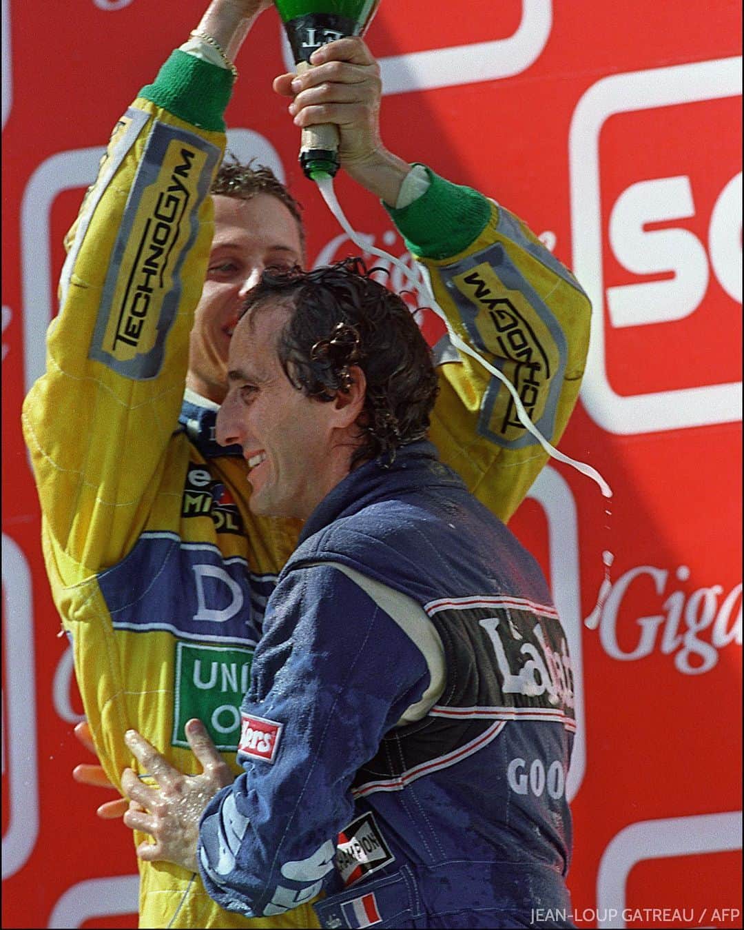 のインスタグラム：「The Portuguese Grand Prix was held in Estoril in September 1993; Michael takes his second career victory. It was the only victory of that season. The year after, he becomes World Champion for the first time.  @f1 #KeepFighting @a.prost  Der Grosse Preis von Portugal fand im September 1993 in Estoril statt; Michael holt sich dort den zweiten Sieg seiner Karriere. Es war der einzige Sieg dieser Saison. Im Jahr danach wird er zum ersten Mal Weltmeister.」
