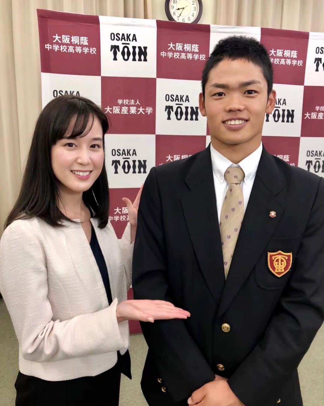 宮武紗里のインスタグラム：「. 週明けにはいよいよドラフト！ . 今年も与田監督の神の手に期待です✊✨ . #ドラゴンズ #ドラフト  #2018 #根尾昂  #2019 #石川昂弥」