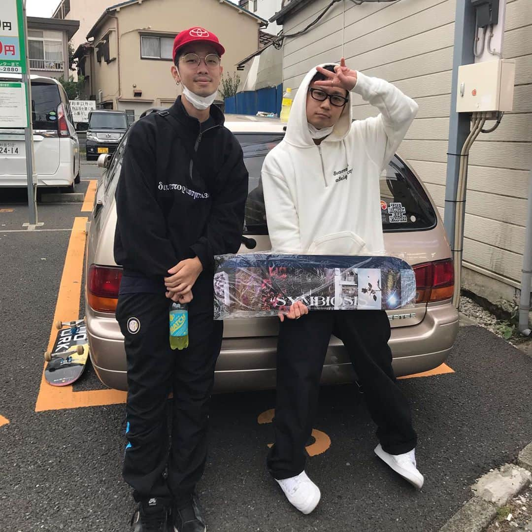 BANRI KOBAYASHIのインスタグラム：「@bim_otg @sparta_htb @diaspora_skateboards 🤞🏻」