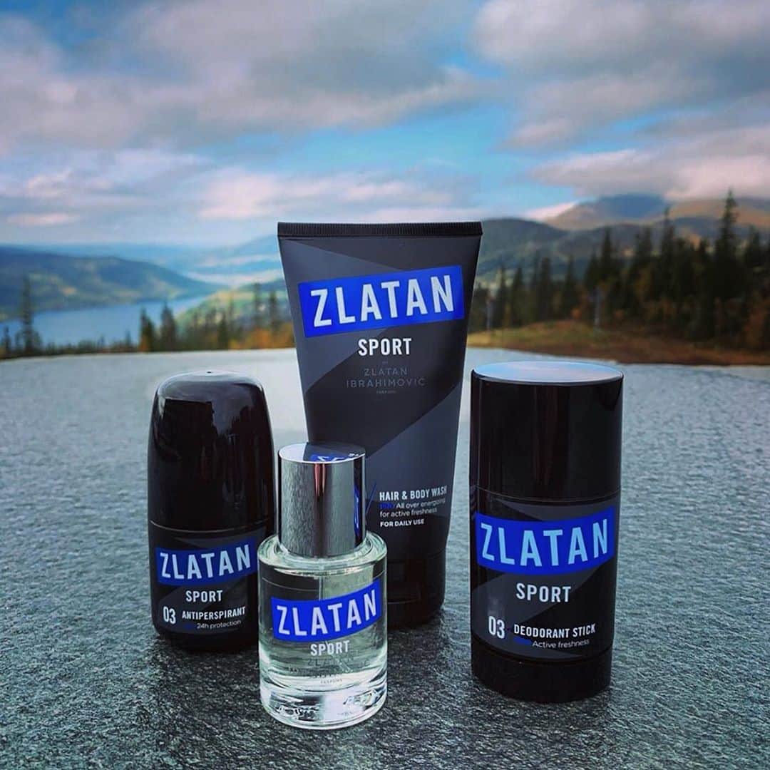 Zlatan Ibrahimović Parfumsのインスタグラム：「The Zlatan Sport PRO family is with you through every season. 💙🍂  Get yours today! Link to our webshop in bio. #zlatansport」