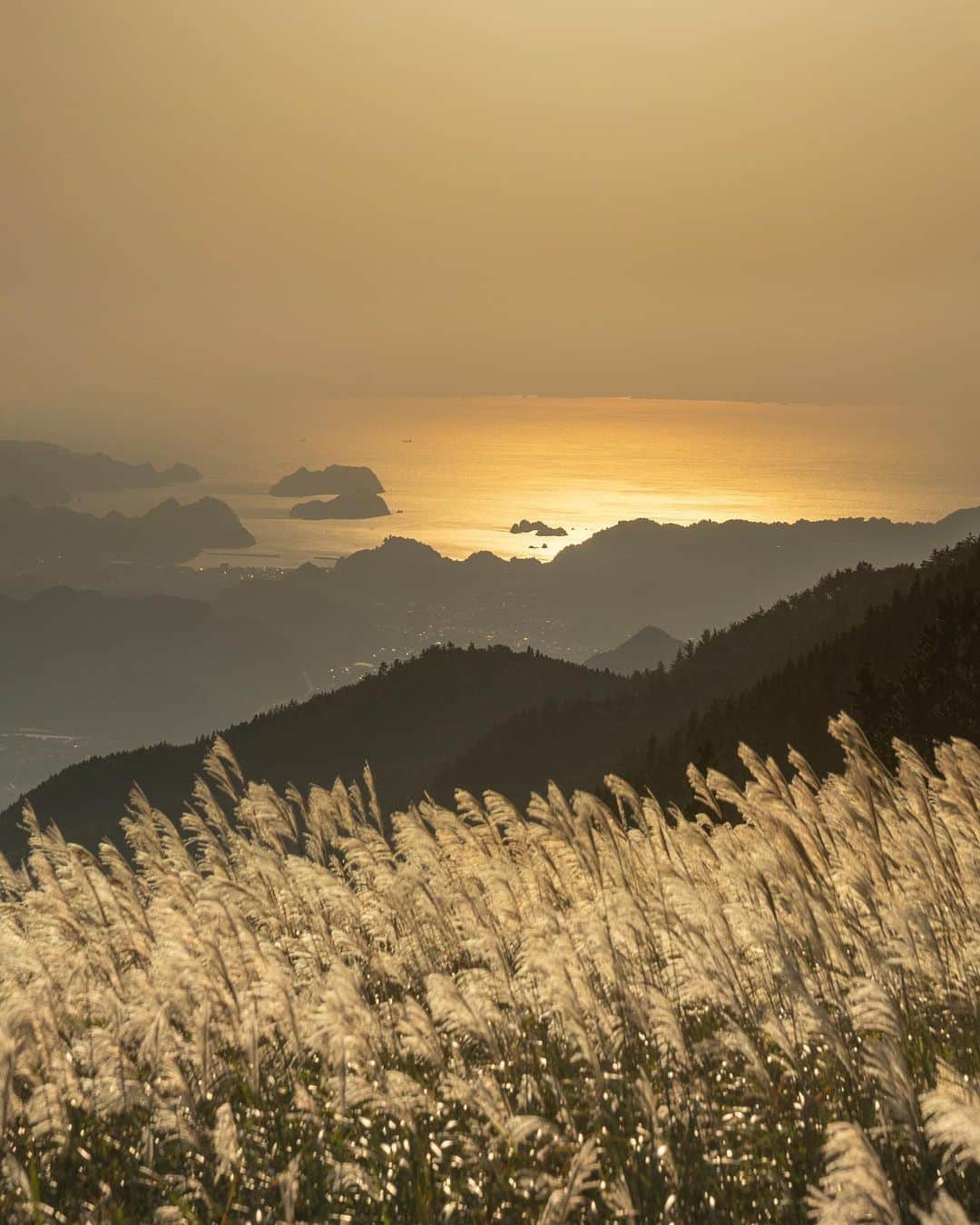 Koichiのインスタグラム：「| When the sea shines golden . #Hellofrom #Wakayama #BeautifulJapan . . Lens #SEL2470GM Lens filter #OPF650L @tokyo_grapher .」