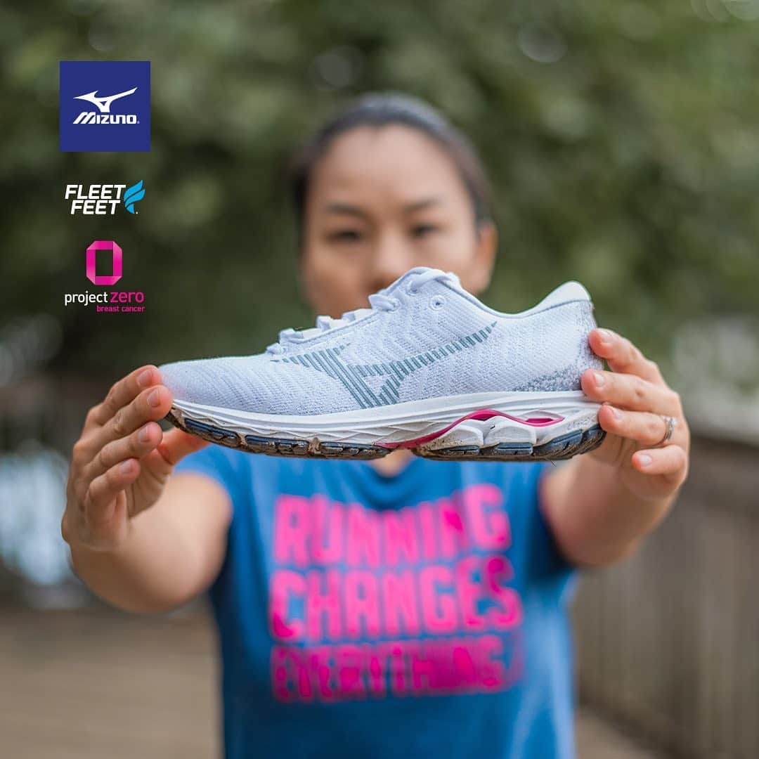 MizunoRunningさんのインスタグラム写真 - (MizunoRunningInstagram)「Since #projectZERO launched in 2017, we have raised over $140,000 for @bcrfcure. Help us continue to work towards our goal of turning 1 in 8 women diagnosed with breast cancer to 0 in 8 by purchasing a projectZERO Rider WAVEKNIT™ from your nearest @fleetfeetsports.」10月22日 21時52分 - mizunorunningusa