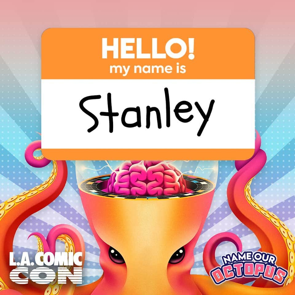 スタン・リーさんのインスタグラム写真 - (スタン・リーInstagram)「Say hello to Stanley, @comicconla’s official mascot! 🐙 Thousands of fans voted and the overwhelming result was to name this octopus after Stan the Man! Stan always felt such love at L.A. Comic Con – and this touching tribute shows just how much Stan meant to his fans in the city he called home for almost 40 years. ❤️」10月23日 3時36分 - therealstanlee