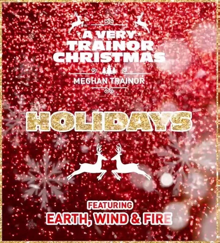 アース・ウィンド・アンド・ファイアーのインスタグラム：「🎁 on October 30th #AVeryTrainorChristmas from @meghan_trainor hits the world, featuring Earth, Wind & Fire on the song ‘Holidays’!」