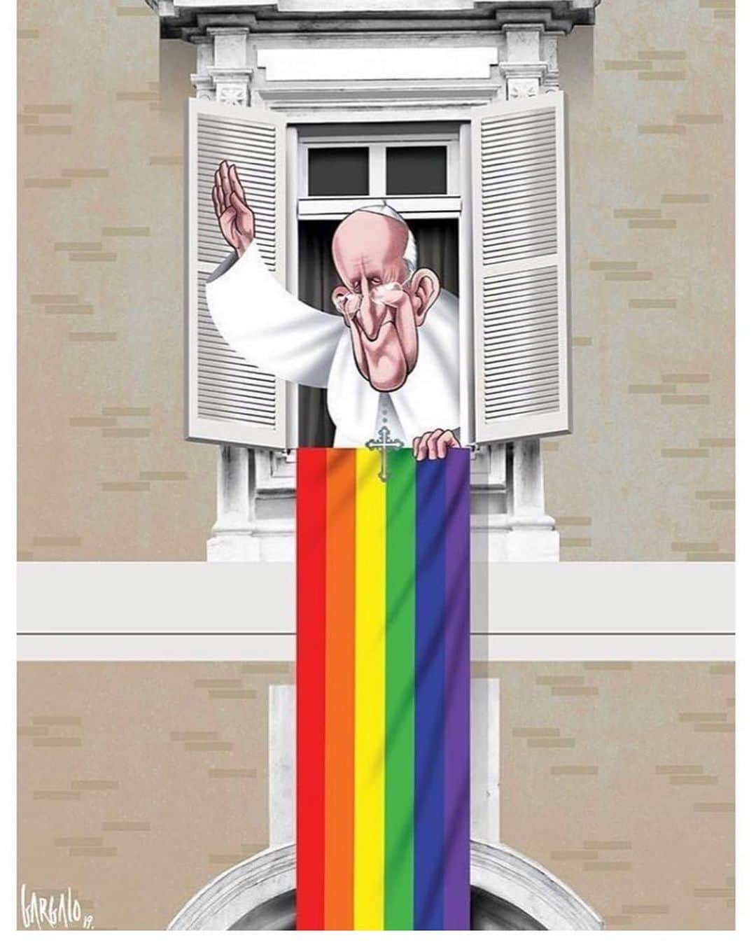 ダニエラ・ルーアのインスタグラム：「When the world feels as though it is moving backwards, suddenly a ray of light shining on LOVE as a unifying power, regardless of who’s feeling it. #lovislove ♥️🧡💛💚💙💜❤️🧡💛💚💙💜 Quando o mundo parece que anda para trás, de repente um raio de luz brilha no AMOR como poder de união, independentemente de quem o sente. #oamoréamor . #lgbtq #union #marriage #love #lovecomesfirst」