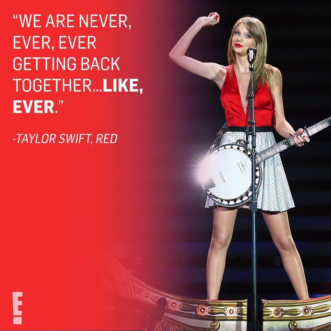 E! Onlineさんのインスタグラム写真 - (E! OnlineInstagram)「Forgetting the words to every song on #Red would be like trying to know someone we never met. Thank you Taylor Swift for giving us an album, 8 years ago today, that always puts us in a state of grace. Loving it is Red. ❤️ (📷: Getty)」10月23日 0時18分 - enews
