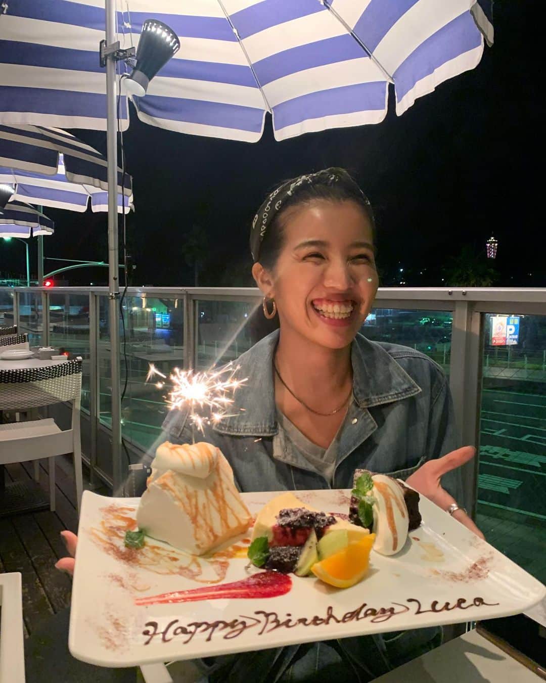 江藤百香さんのインスタグラム写真 - (江藤百香Instagram)「Happy birthday luca 🖤 わたしの大切なお友達  だいすきよー🍰」10月23日 0時42分 - momokaeto