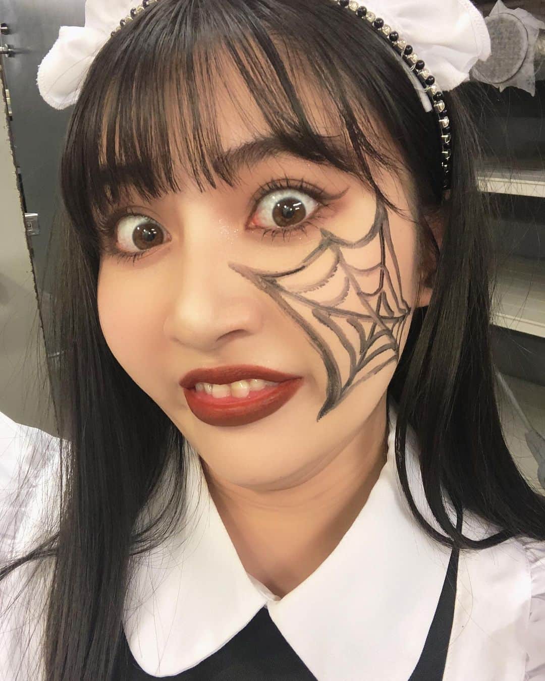 川添りなさんのインスタグラム写真 - (川添りなInstagram)「おはようございます👻🕸✝️🕷 本日『#冥途喫茶』2日目です。  🌈1公演目☀️ 14:00~  🌛2公演目🌌 19:00~  ※昨日と同じです。 40分前には会場入れます😌  雨降っているので、お越しの際は お気をつけてお越しくださいませ💕💕💕✨  本日も御来場心より お待ちしております❗✨  スピカ・キンプリ・オシーノ役 川添りな」10月23日 11時20分 - zorina_522