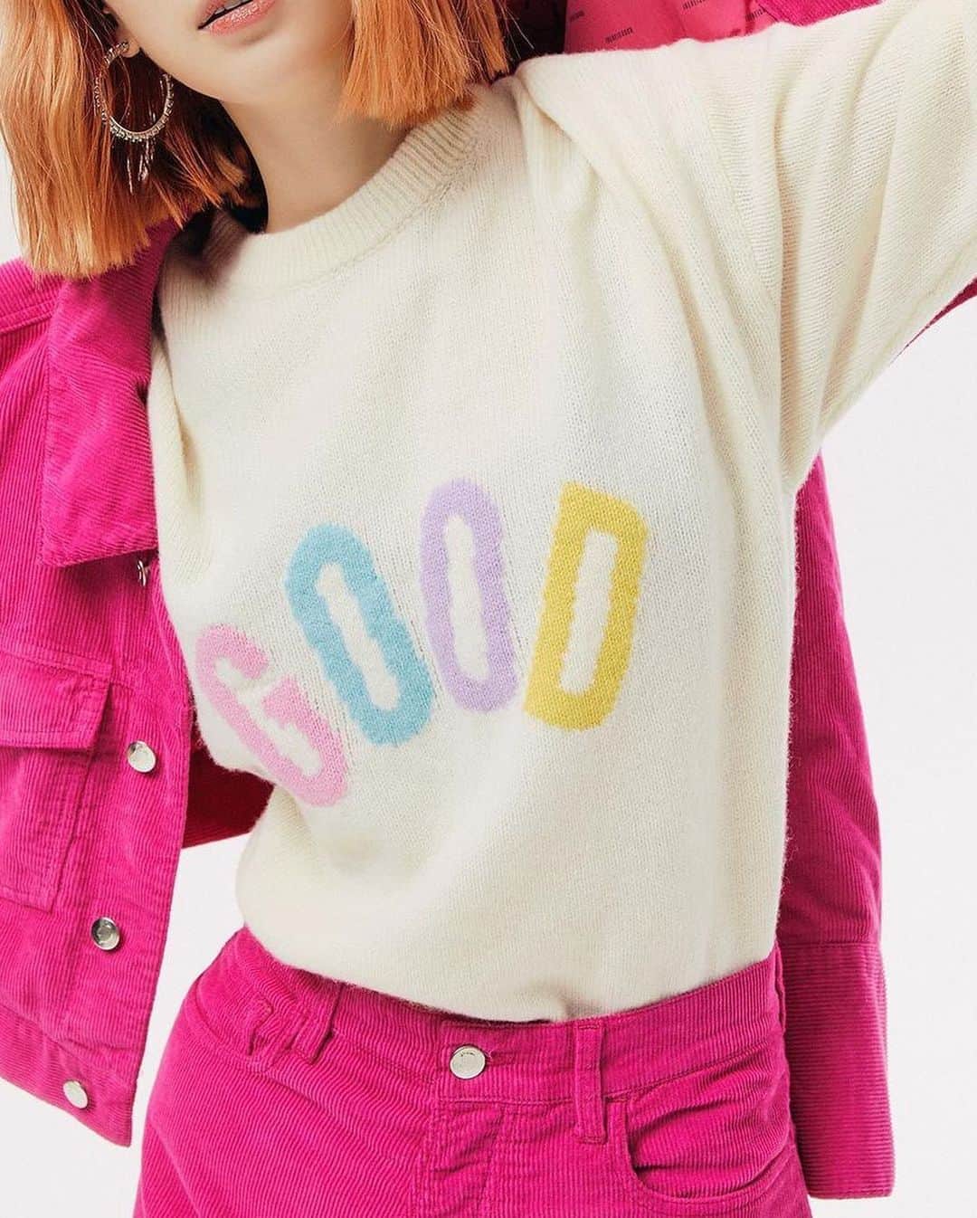 I.T IS INSPIRATIONさんのインスタグラム写真 - (I.T IS INSPIRATIONInstagram)「Ride a unicorn 🦄 and chase the rainbow 🌈. - Boasting nothing but good vibes, @ireneisgoodlabel presents the Fall/Winter collection with a playful flair to bring the positivity and individuality to customers. Founded by global influencer @ireneisgood , Irene injects her signature off-duty look in the collection. It’s Friday today! “You Good ?” - #ITHK #ITisInspiration #ireneisgood #ireneisgoodlabel #goodvibes #goodvibesonly #unicorn #sweater #yougood #imgood #fw20 #offwhitesneakers #ooosneakers」10月23日 11時44分 - ithk